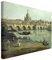 Leinwandbild - Bernardo Bellotto - Dresden Elbufer Augustusbrücke 2:3, 40 x 60cm