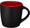 Bullet Riviera Ceramic Mug (8.4 x 8.8 cm) (Solid Black/Red)