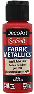 Deco Art SO-Soft Fabric METLC Ruby, One Size