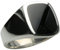 Feiner Siegelring mit Onyx aus massivem Silber 925, Größe:58 (18.5 mm)