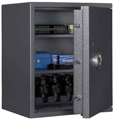Format Kurzwaffentresor KWT 3100, Mechanisches Zahlenkombinationsschloss, Grad 1 nach EN 1143-1, H60.5xB50xT42 cm, 93 kg