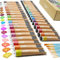 Artecho Metallic Acrylfarben Set 36×22ml Tube mit 10 Pinsel, Wasserfest und Lichtecht, Schnell Trocknend, ideal für Leinwand, Papier, Holz, Stein, Keramik, Stoffe, Modell.