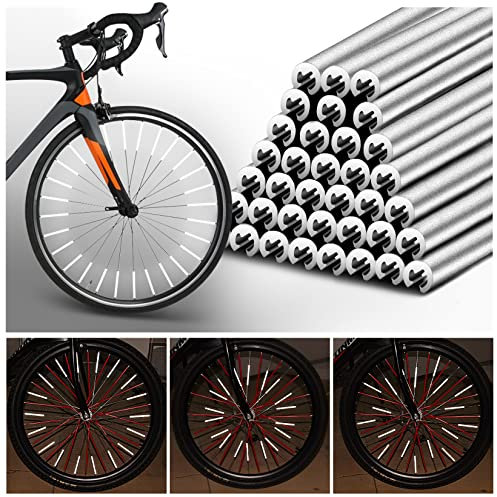 PSLER 36 PCS Reflectores de radios -Cubierta de decoración, protector de tuberías motocicleta motocross Pit Dirt Bike Aaccessories