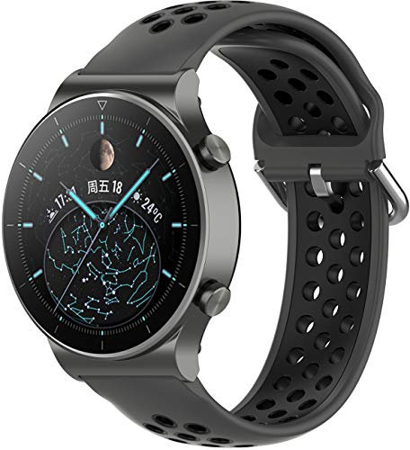 Shieranlee Strap Compatible with Huawei Watch GT2 PRO Armband,Soft Silicone Band Replacement Armband für YAMAY SW022,Imilab kw66, haylou RT LS05S, one Plus