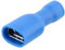 UKCable-Ties Blue 6.3mm Female Fully Insulated Crimp Spade Connector 14-16AWG Wire Cable Electrical (10)