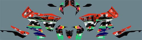 Hjunisshkm PJDST personalizada 3M motocicleta Adhesivos pegatinas Decal Gráficos Gráfico Kit para KTM 1290 Super Adventure R 2007 2008 2009 2010 2011 2012 2013 2014 2015 2016 2017 2018 2019 2020 HFDYJ