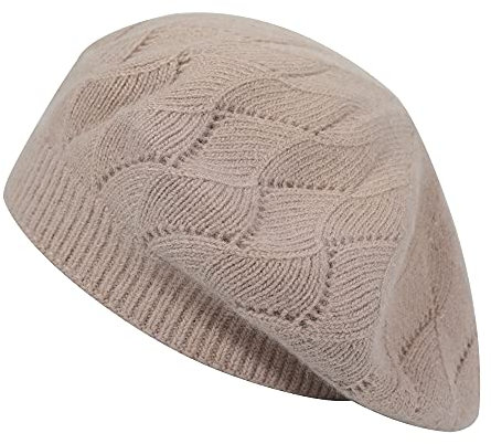 ZLYC Damen Baskenmütze Klassische Französischen Barett Einfarbig Warm Beret …