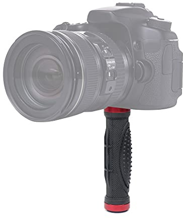 BGNing Camera Rubber Hand Grip, Camera Handle Grip Support, 1/4 Universal Handlegrip Camera Stabilizer for SLR Digital Video Camera Video LED Light