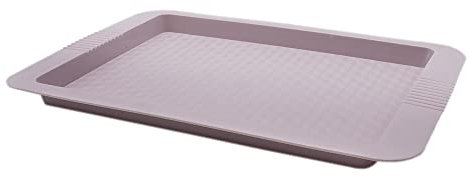 CABLEPELADO Bandeja plástico Rectangular, Bandeja Comida rápida, Bandeja Fast Food, Bandejas para Servir Comida, Bandeja Desayuno, Apta para el lavavajillas, 30x20 cm, Rectangular, Color Rosa