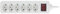 InLine® Multiprise Suisse 6 Prises avec Interrupteur, 1,5 m, Blanc