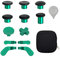 13 in 1 Metal Thumbsticks for Xbox One Elite Series 2 Controller, Elite Series 2 Core Controller Accessories Replacement Parts, Metal Mod 6 Swap Joysticks, 4 Paddles, 2 D-Pads, 1 Tool(Green)