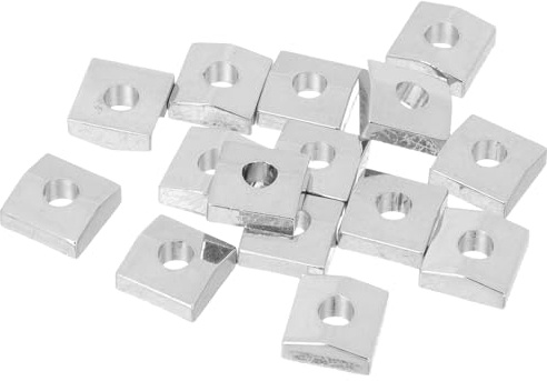 VICASKY 15pcs Electric Guitar Locking Nut Clamp Metal Guitar String Block for Tremolo Bridge Locking Nut Block Accessories