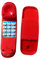Fonowx Spielplatz Telefon Spielzeug, Spielzeugtelefone Kindertelefonspielzeug, Geräusche Interaktives Kinderhandy für Spielplatz Garten Telefon Spielhaustelefon, Pädagogisches Telefonspielzeug, Rot