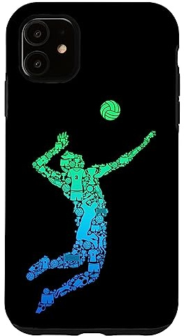 Volleyball Volleyballer Herren Kinder Jungen Hülle für iPhone 11