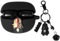 Case for New Bose Ultra Open Earbuds(2024), XMBYGY Silicone Charging Cute Case Shockproof Protective Cover with Cartoon Doll Anti-Lost Lanyard for Man Woman (BlackSoldier)
