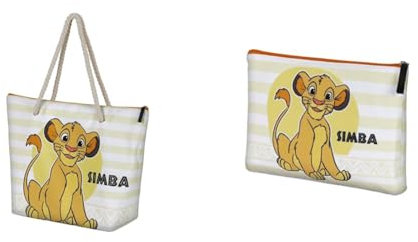 Disney Roi Lion Sunset - Sac de Plage + Trousse de Toilette