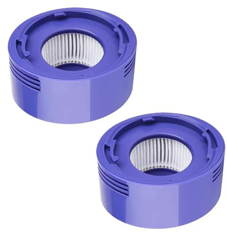 TALENTEC home : 2x Filtro HEPA di ricambio per il motore per aspirapolvere senza filo compatibile con Dyson V7, V8, SV8, SV10, SV11, DC07, HH11 : Ref. 967478-01 : Viola e bianco