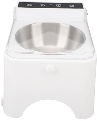Pssopp Automatic Infrared Sensor Cat Feeder, Open Lid Pet Feeder, Dog Cat Feeding Bowl, Automatic Cover Pet Feeder, Induction Pet for Small Medium Pet