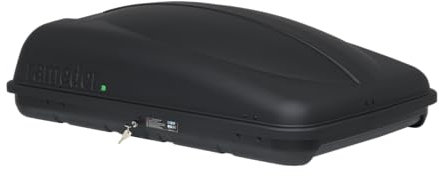 Dachbox rameder. TopBox 350 L schwarz matt Öffnung rechts Schnellspannbefestigung