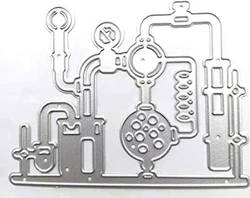 Pjeghbvop Metall-Stanzformen, Chemie, Experimentierausrüstung, Prägeschablonen, Schule, für kreative Dekoration, Ornam