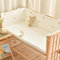 ENAZKLADB Umrandung Babybett Baby Bettumrandung Nestchen Babybett Kinderbett Umrandung Bettschutz Beistellbett Baby Bed Protection Sides Laufstall Umrandung