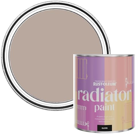 Rust-Oleum Heat-Resistant Radiator Paint in Gloss Finish - Oatfield 750ml