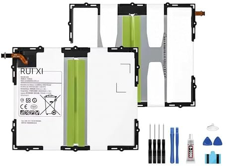 RUI XI Batterie compatible pour Samsung Galaxy Tab A 10.1 2016 T580 SM-T585C T585 T580N EB-BT585ABE 7300mAh 3.80V Batterie