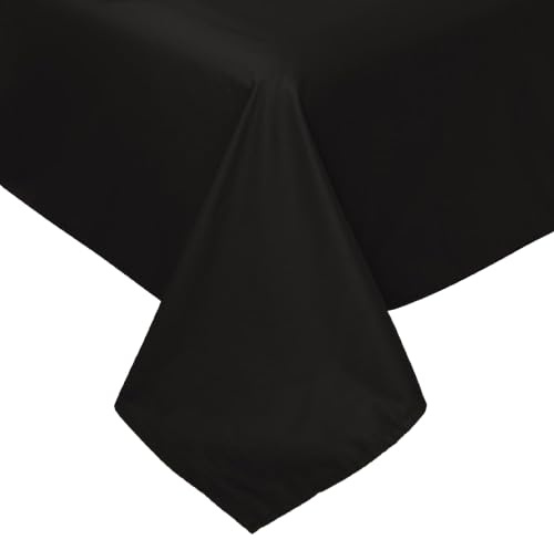 Cotton Market Bettlaken 140 x 250 cm Schwarz 100 % Baumwolle Ohne Gummizug Betttuch für Lange Matratzen Pflegeleicht und langlebig