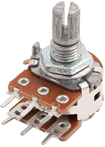 sourcing map 50K Ohm B50K Top Einstellung Dual Doppel Linear Potentiometer DE de