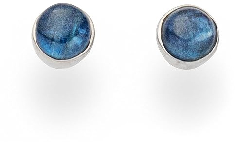 DUR Schmuck KYANIT blau, Silber 925/- (Ohrstecker O4975)