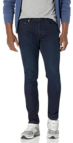 Amazon Essentials Jean Stretch Coupe Skinny - couleurs abandonnées Homme, Bleu Surteint, 35W / 34L