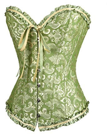 SxyBox Corset Mujer Medieva Burlesque Corsé y Bustier para Fiesta Navidad y Halloween Carnaval