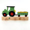 Kindergarderobe - Kleiderhaken Kinder - Holz mit Name (Traktor)