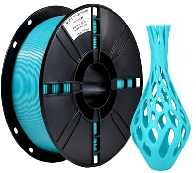 iBOSS 3D Filament 1,75 mm PLA Plus, 1 kg, hellblau, Maßgenauigkeit +/- 0,02 mm