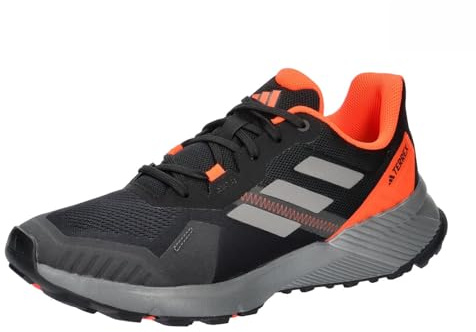 Adidas Herren Terrex Soulstride Trail Running Shoes, core Black/Grey Four/solar red, 47 1/3 EU