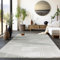 HomebyHome Kurzflor Teppich Wohnzimmer 200x300 Grau 3D Teppich Skandinavisches Stil Modern Teppiche 200 x 290 cm - Boho Teppich Schlafzimmer Küchenteppich Waschbar Boho Design Wohnzimmerteppich