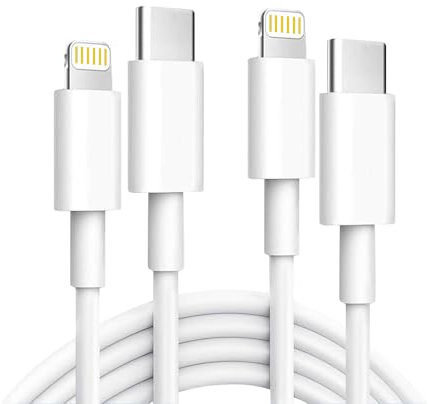 VFZYAN iPhone Fast Charger Cable,USB C to iPhone Cable, 2 Pack PD 20W Fast Charge Cable, 2M USB C iPhone Charger Cable,For iPhone 14/13/12/11/Pro Max/Mini/XS/XR/X/iPad/8