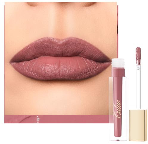 Oulac Flüssiger Matt Lippenstift, Rosa Lippenstifte, Langanhaltend mit Kussechter, Intensiver Farbabgabe, präzisem Applikator, Mattem Finish, Vegan Clean Beauty, 4,5 ml M26 Soft Kiss