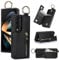 ZHOZEXIN Phone Case Compatible with Samsung Galaxy Z Fold 4,with Zipper,Credit Card Holder Cash compartment,Stylish Flip Protective Leather Case for Galaxy Z Fold 4 (Black)