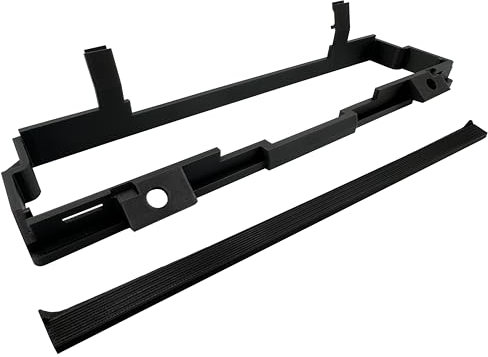 Marco Adapatador para Climatizador Original E46 2 DIN/Adpatador para A/C e46/ Marco para Climatizador de E46 Resistente a Altas Temperaturas ABS(REVISAD CLIMATIZADOR 1)