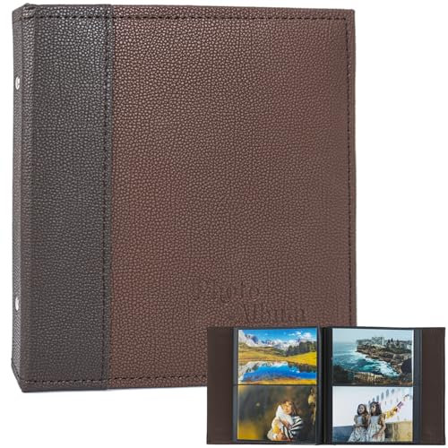 Fotoalbum Foto 10x15 cm 160 Taschen,4x6 Zoll Fotokarten-Album, Familie Hochzeit Bild Sammlung Buch hält horizontale Fotokarten, Seite laden Taschen für die Organisation wertvoller Erinnerungen