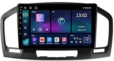 Android 13 2 DIN Car Radio Stereo para Buick Regal/Opel Insignia 1 2009-2013 9 Pulgadas Autoradio con WiFi GPS Rear View Camera RDS FM BT DVR SWC Ventilador de refrigeración(2+32G)