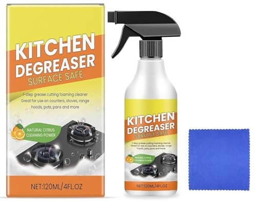 Küchenentfettungsschaum-Reiniger, Allzweck-Luftblasenreiniger, Schaumspray, hartnäckige Fleckenreiniger, für Dunstabzugshaube, Ofen, Töpfe (1)