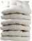 MORE FREE- Pack 6 Cojines para Silla,Cojin de Asiento Decorativo Funda de Poliéster y Relleno de Fibra Hueca 40x40x5cm,Ideal para Comedor, Terraza, Salón y Restaurante (Beige Claro, Pack 6)
