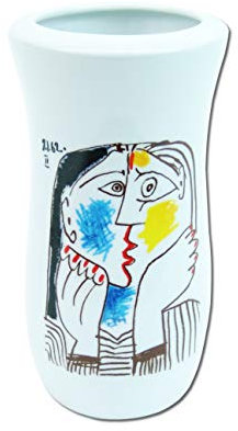 Pablo Picasso Porzellan Vase Blumenvase Téte Appuyée sur Les Mains II 1962