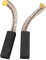 sourcing map Par 34x11x7mm Carbono Escobilla Eléctrica Herramienta para Eléctrico Martillo Taladro Motor