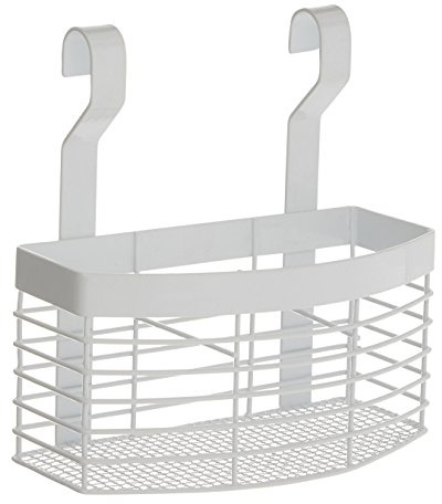 Premier Housewares Sorello Hanging Storage Basket, Iron, White, 12 x 20 x 21 cm