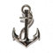 Pin Anker, silberfarben, ca. 23mm