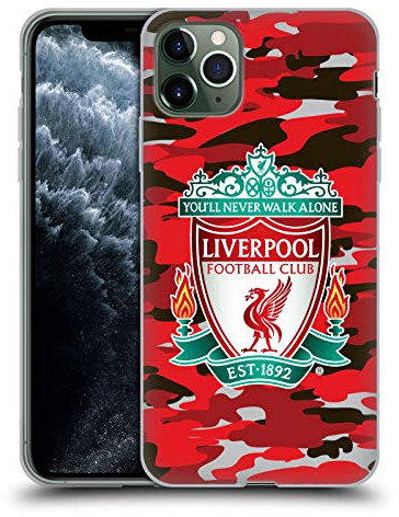 Head Case Designs Offizielle Liverpool Football Club Club Crest Farben Camou Soft Gel Handyhülle Hülle kompatibel mit Apple iPhone 11 Pro Max