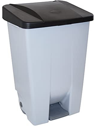 Denox DEN049 Contenedor Selectivo 80 litros, Negro, 490x415x735 mm